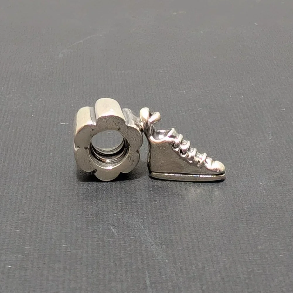 Pandora Women's Retired 925‎ Sterling Silver High Top Sneaker Dangle Charm
