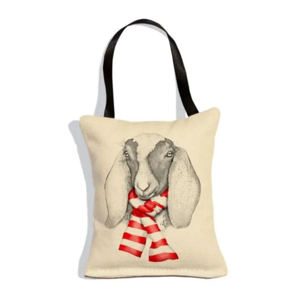 Decoration Eric & Christopher Goat Print Hanging‎ Mini Pillow