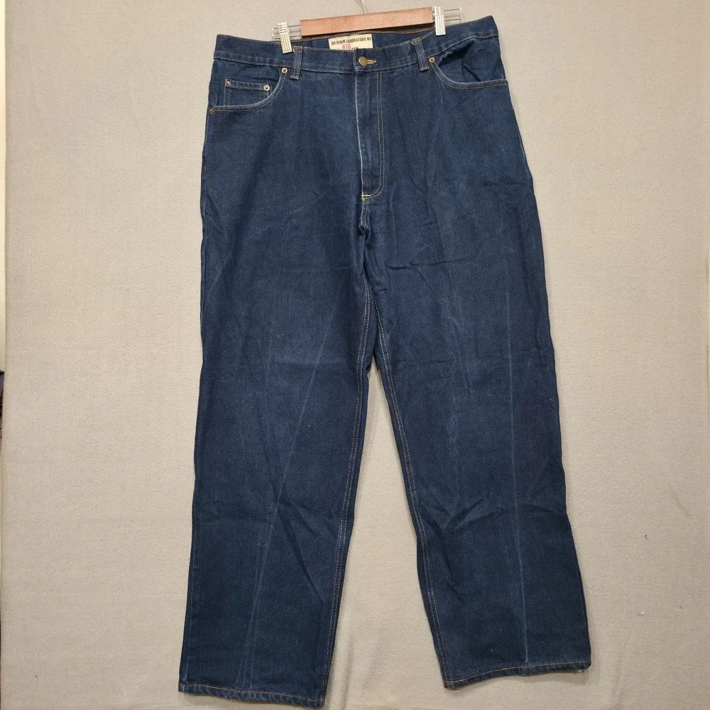 GB Denim‎ Labortary NY 810 Mens Blue Denim Jeans Size 40X33 Actual 39X32