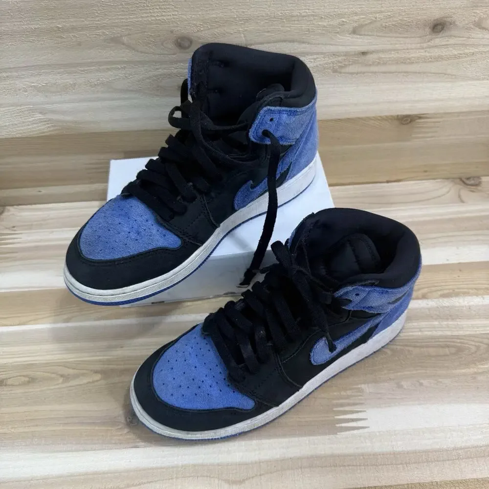 Nike Air Jordan 1 Retro High Shoes Royal Reimagined Size 6.5Y