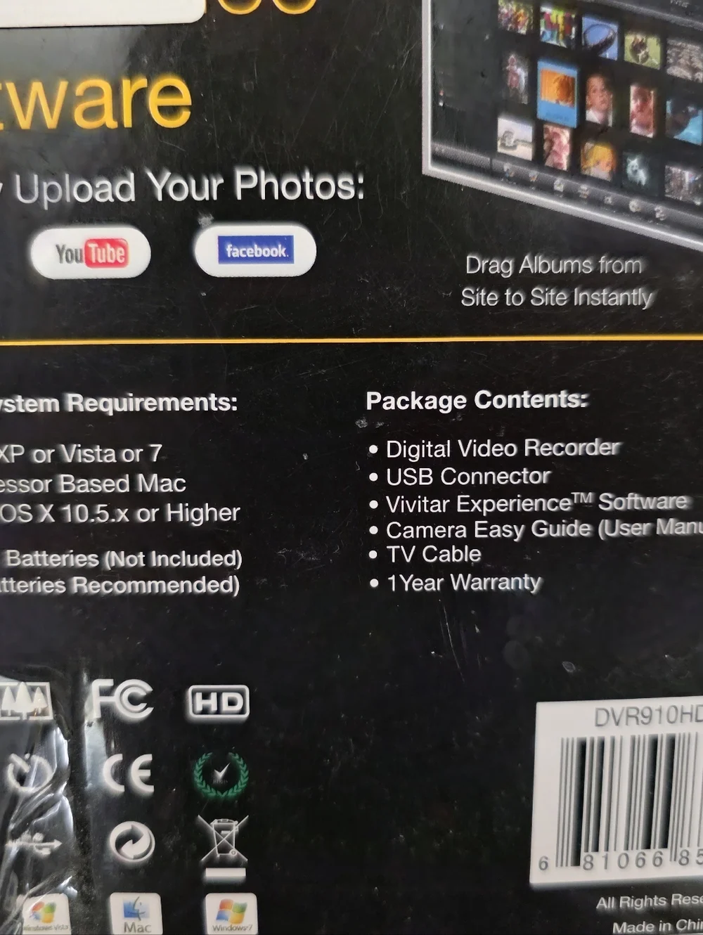Vivitar 910hd digital