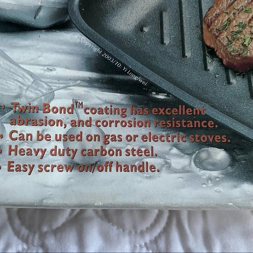 Professional Square Steak Pan