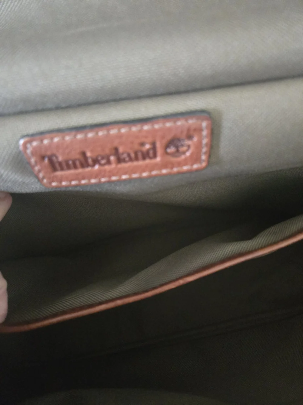 Timberland leather briefcase