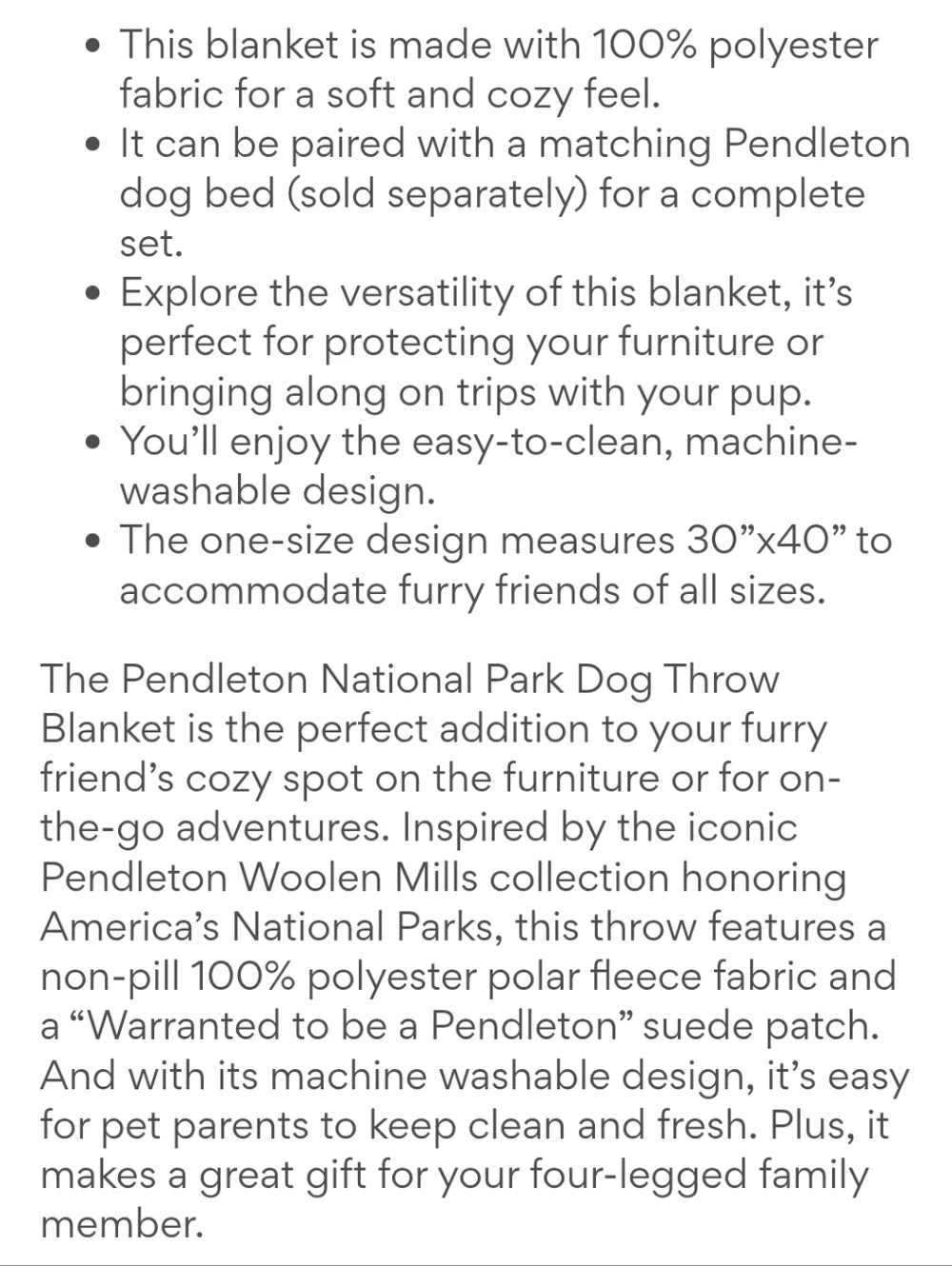 Pendleton new woolen