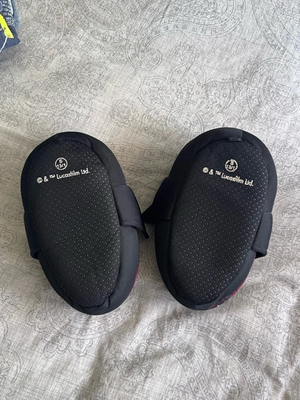 Star Wars Darth Vader Slippers Kids Boys Size 13 Size 1