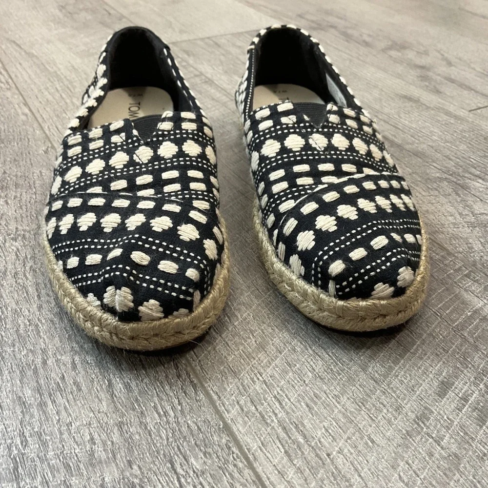 TOMS Alpargata Rope Espadrille Slip On Shoes Women's Size 7.5