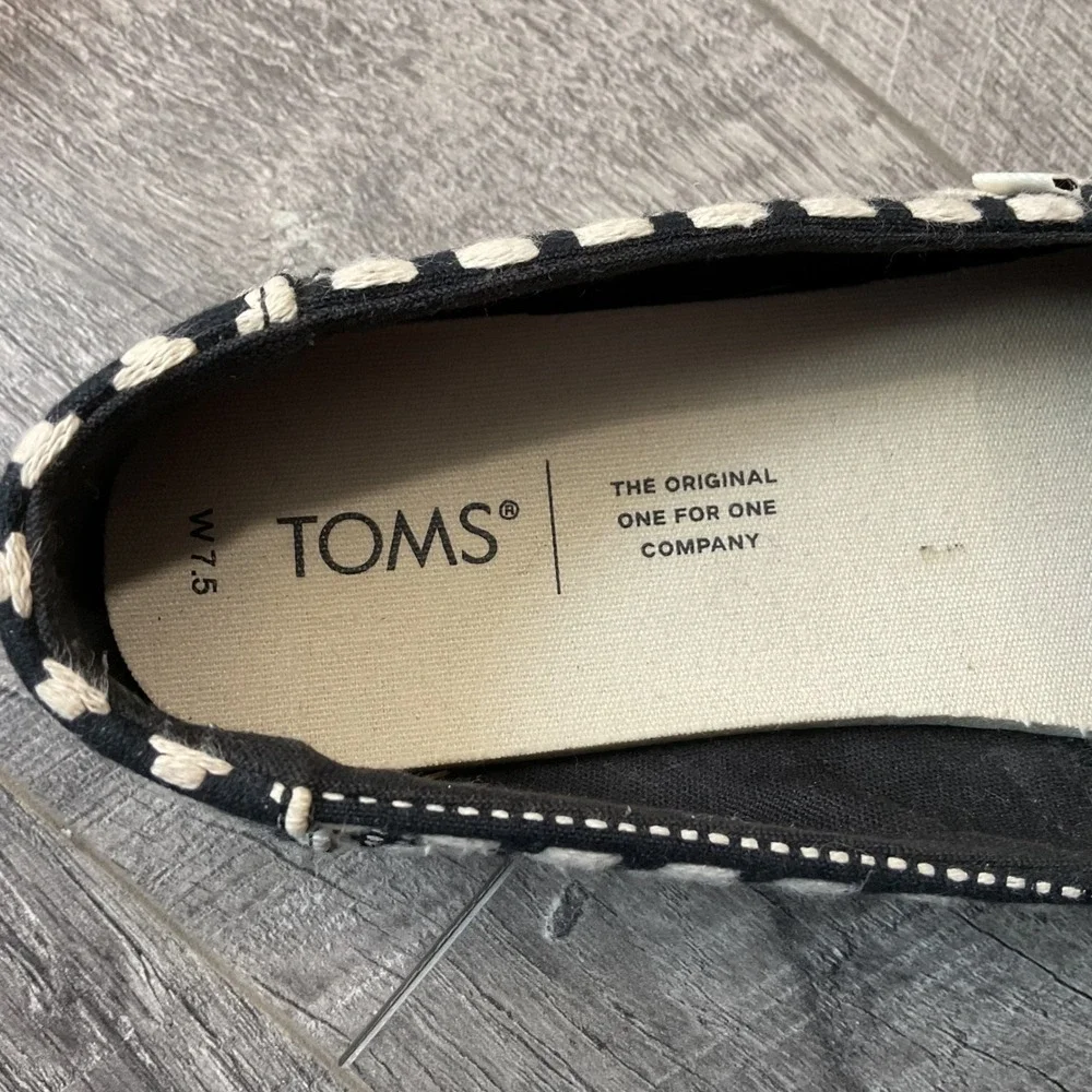 TOMS Alpargata Rope Espadrille Slip On Shoes Women's Size 7.5