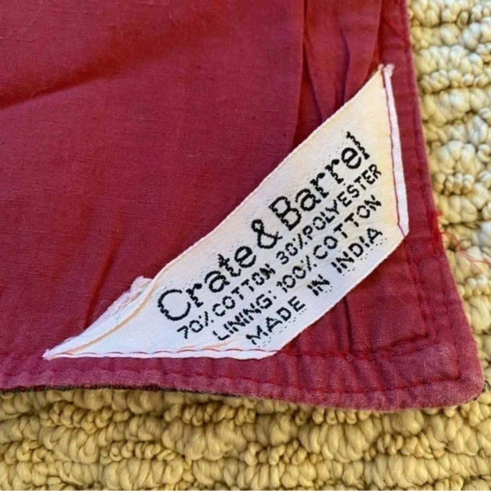 Crate&Barrel red color
