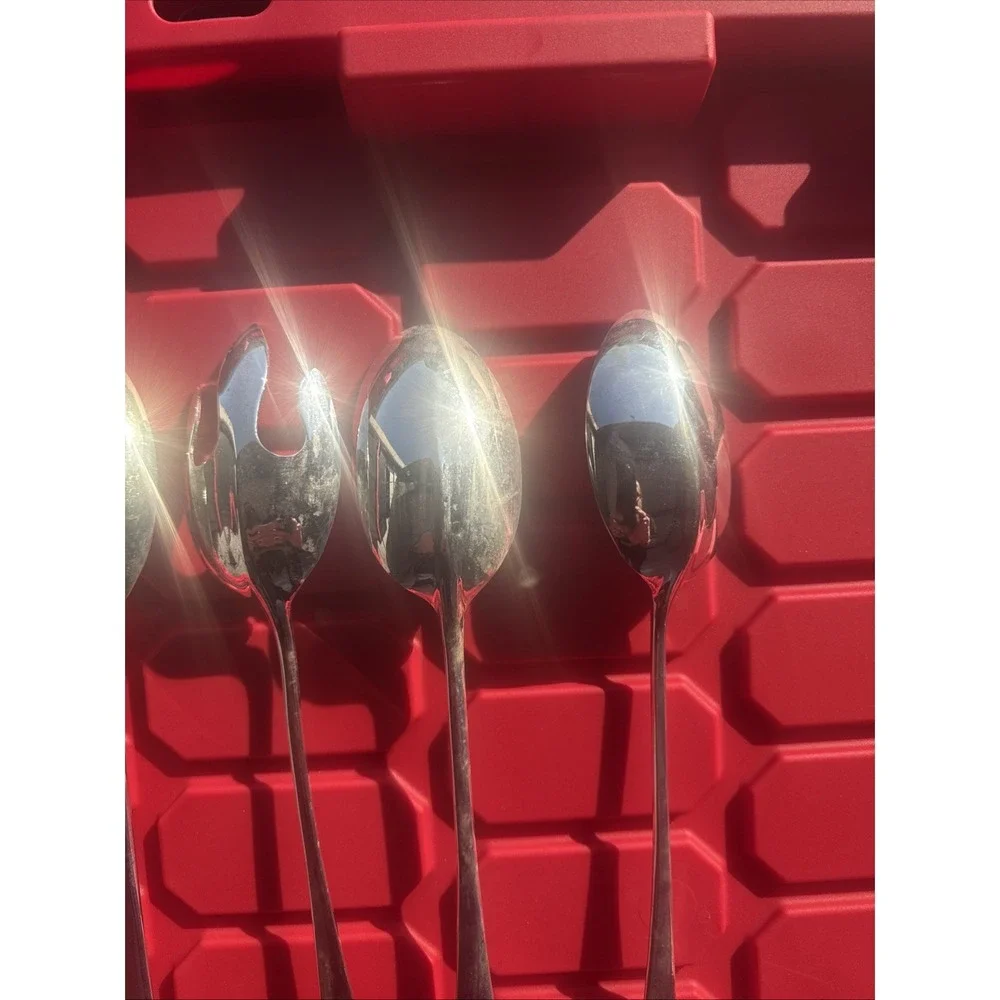 Lot of 5 Godinger Silver Art Co Silver Plated Serving Set 13