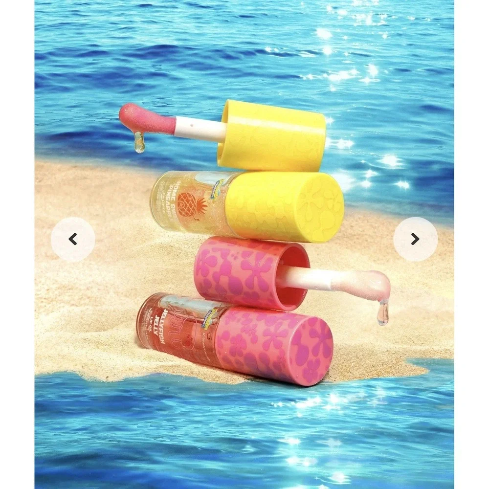 SpongeBob X Beauty Creations JELLYFISH JAM Lip Oil Lipgloss Set SEALED NIB