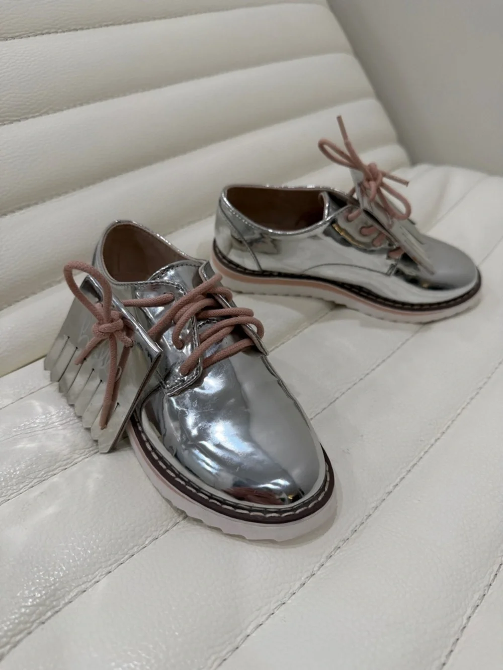 Zara shiny silver