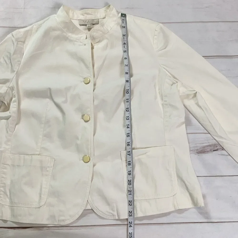 Talbots white ivory