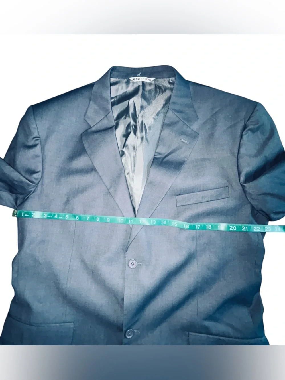 Valentino Men's Gray Two-Button Sport Coat Blazer