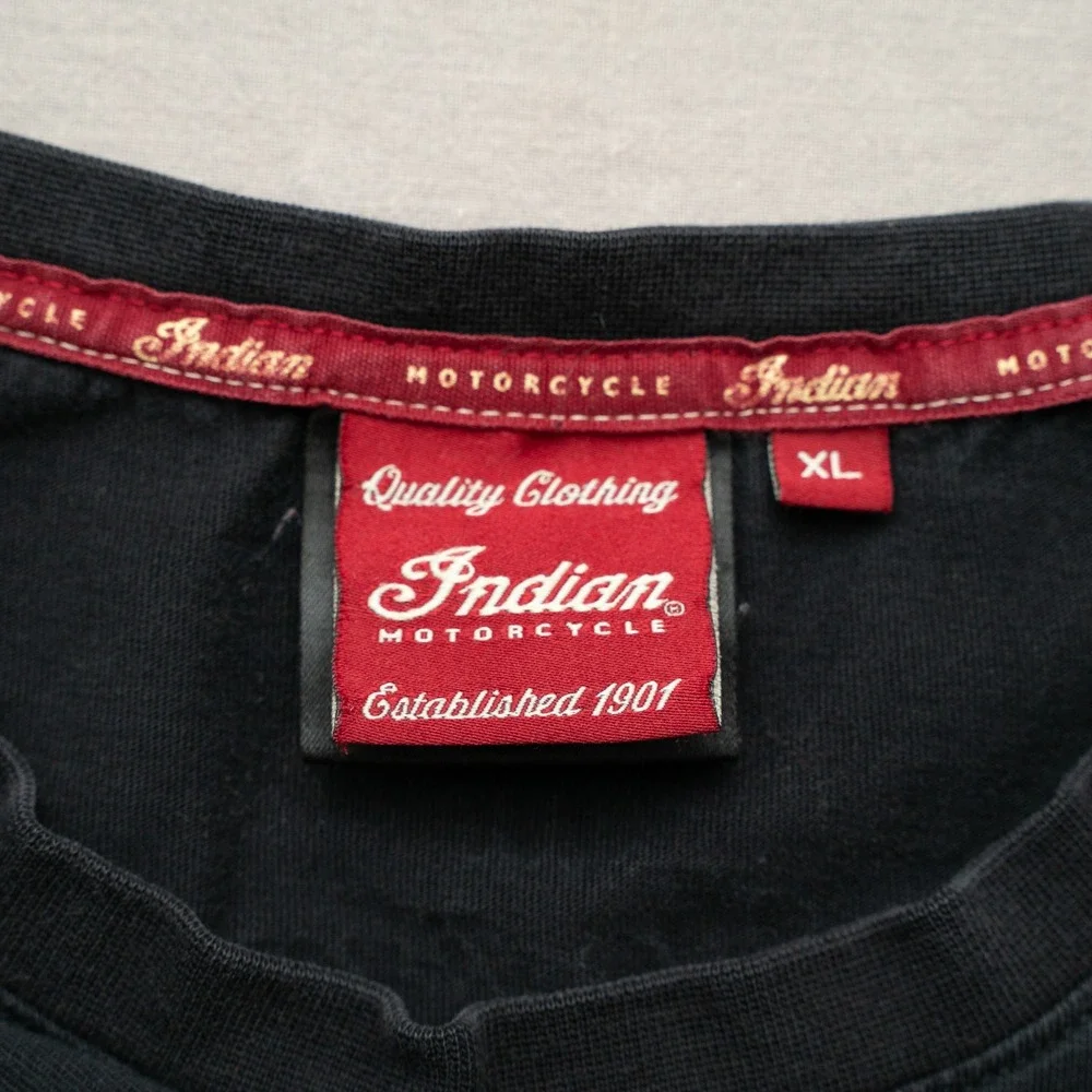 Indian Motorcycle Americas First Land Speed Record 1967 T Shirt Black XL