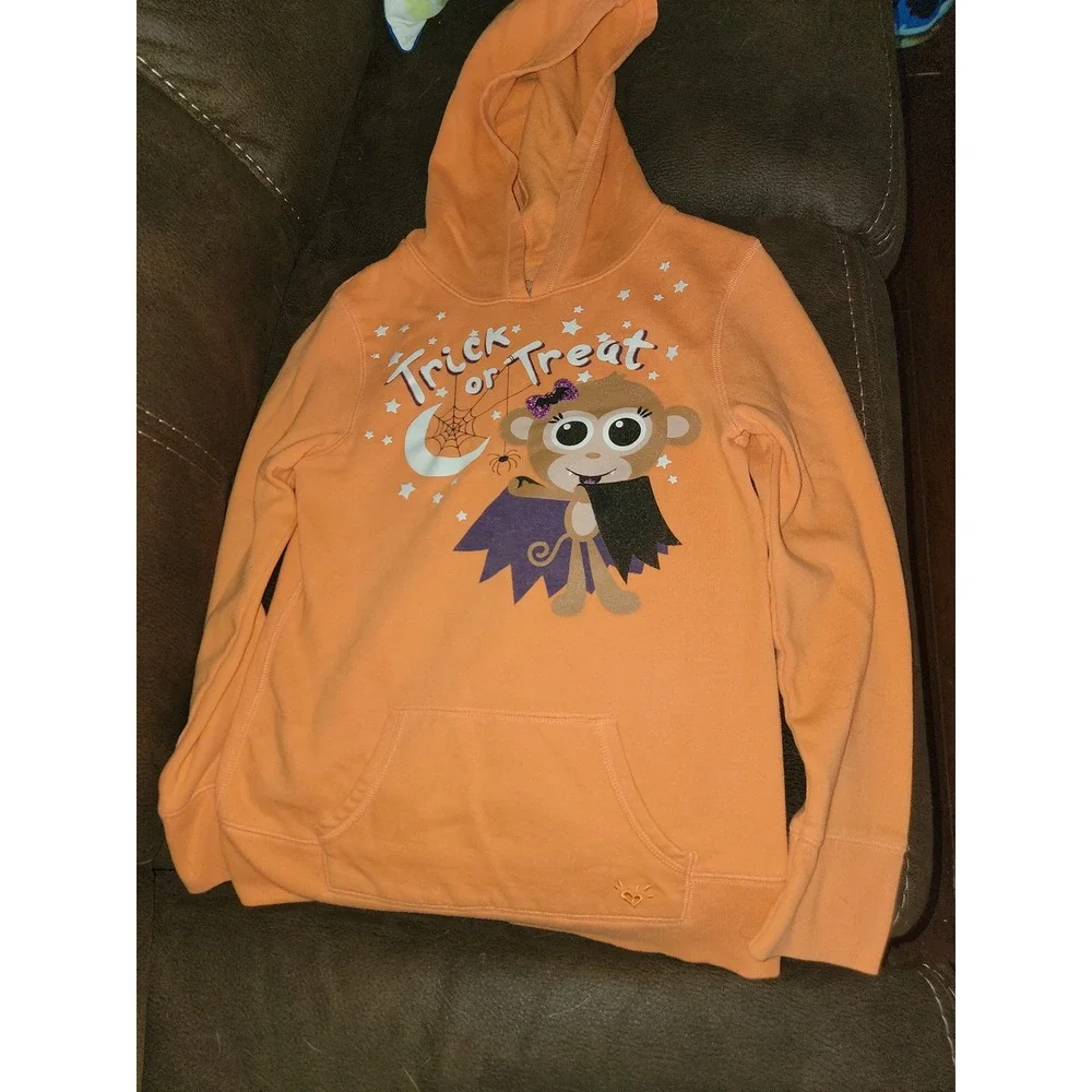 Justice trick or treat fall Halloween sweatshirt hoodie‎ size 10