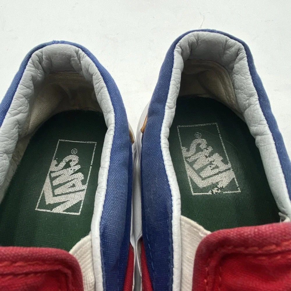 VANS Yacht Club Classic‎ Slip On Shoes Old Skool Color block Mens 6.5 Women 8