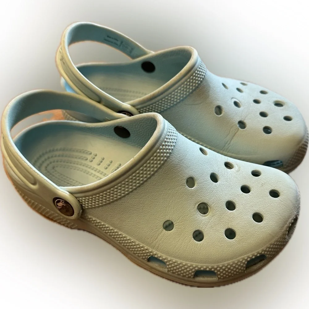 Light Blue classic crocs