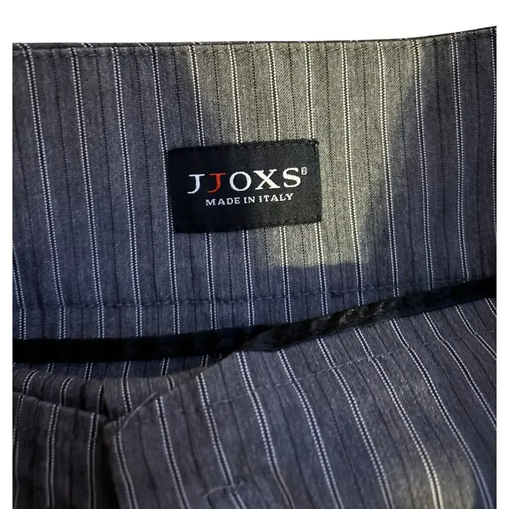 JJOXS Gray Pin Striped Y2K Skirt Size 36 x 32