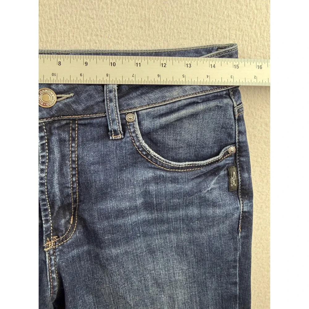 silver jeans
