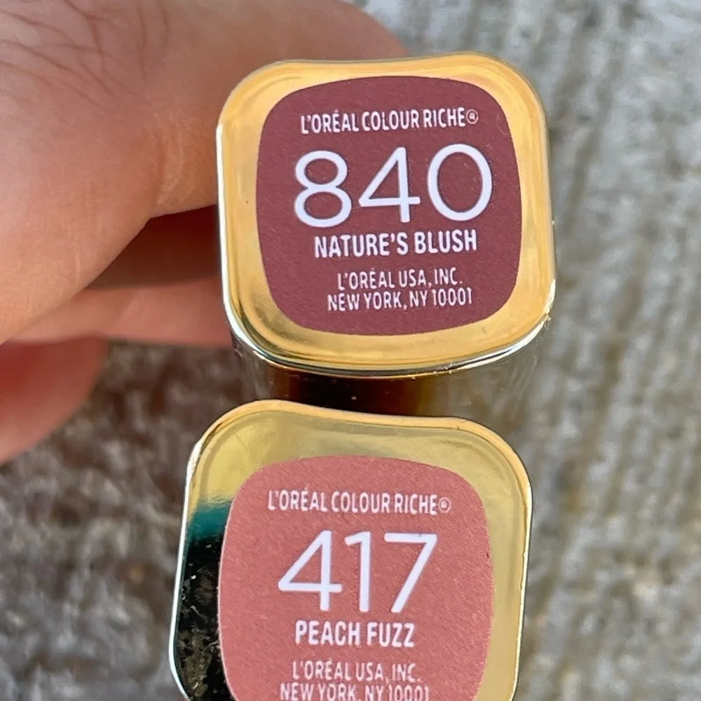 L'oreal Nature's Blush Peach Fuzz Lipstick NEW Lot of 2