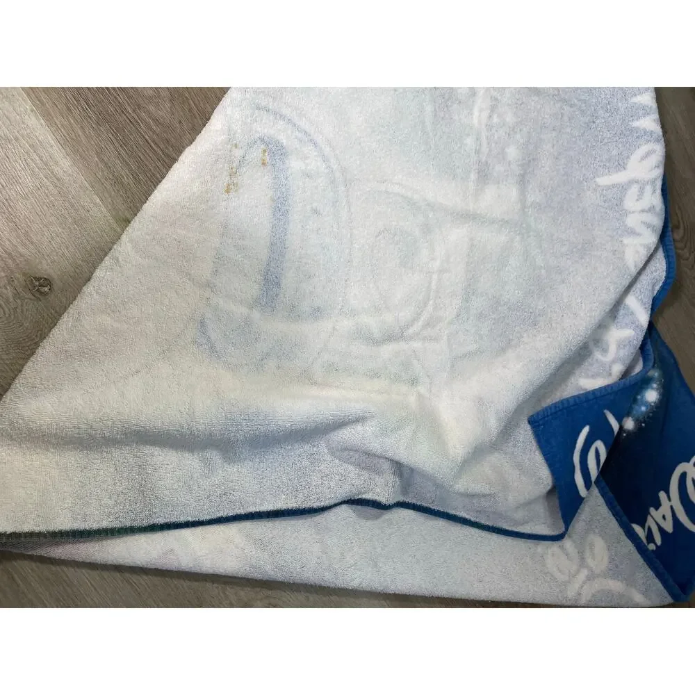 Vintage Walt Disney World 2001 Beach Towel Mickey Donald‎ Goofy Pluto