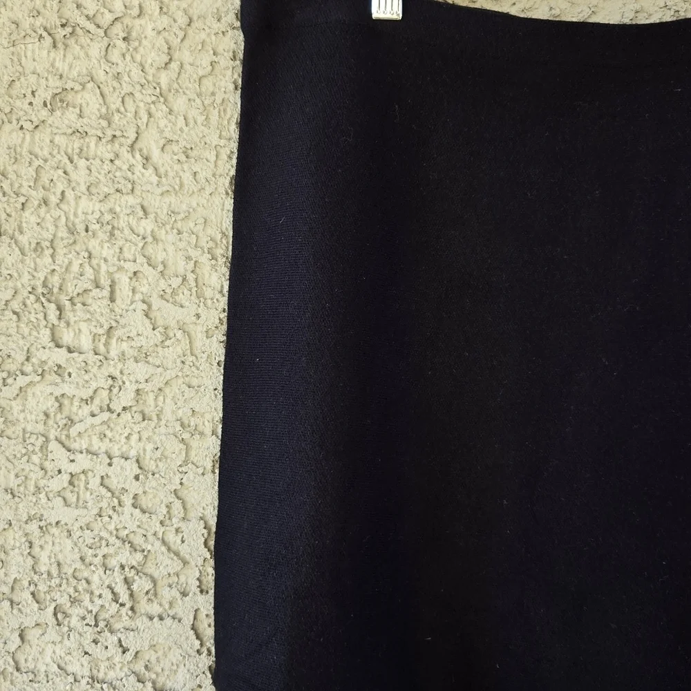 Sioni Milano Leather Trim Skirt