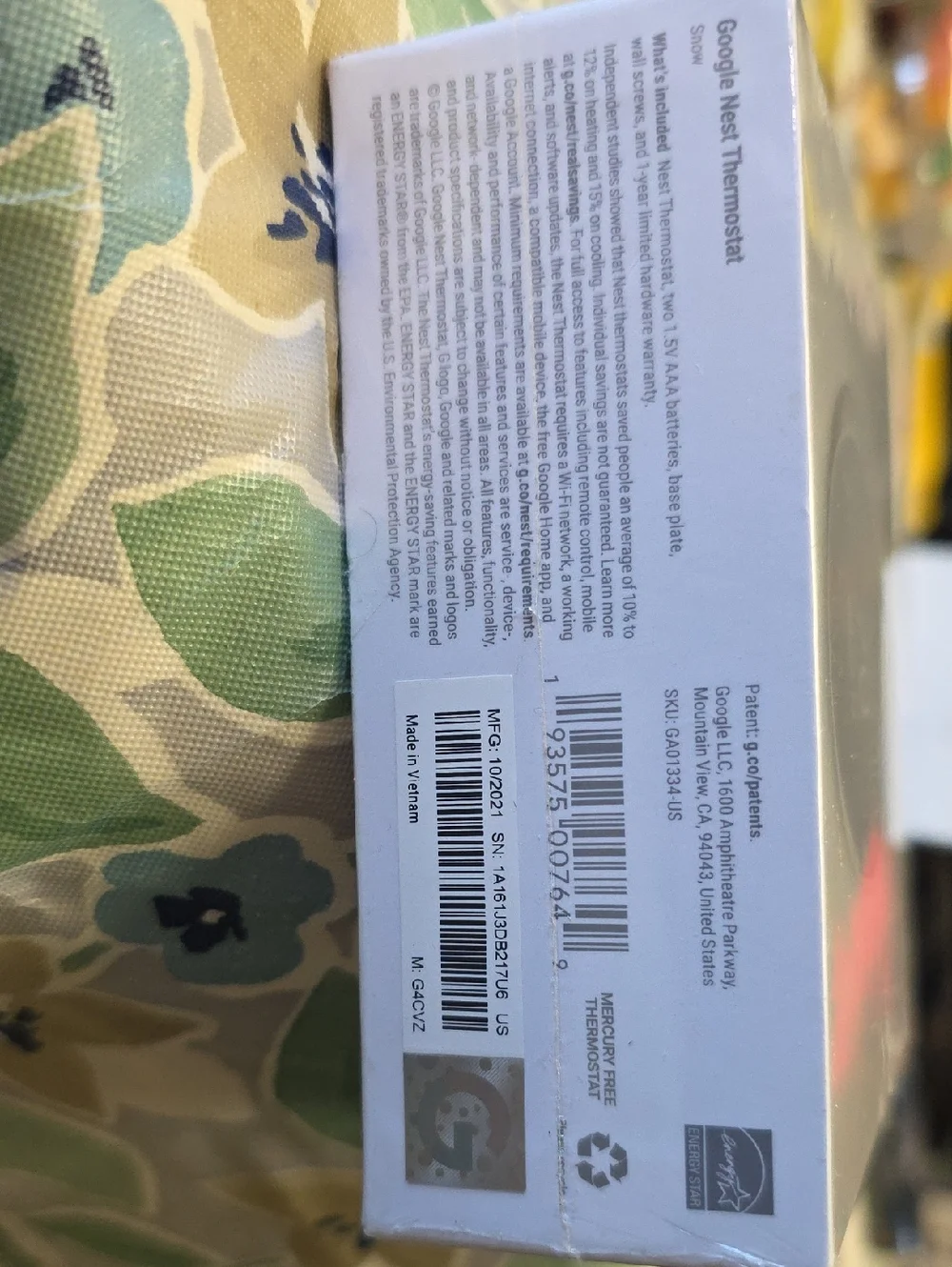 google smart thermostat