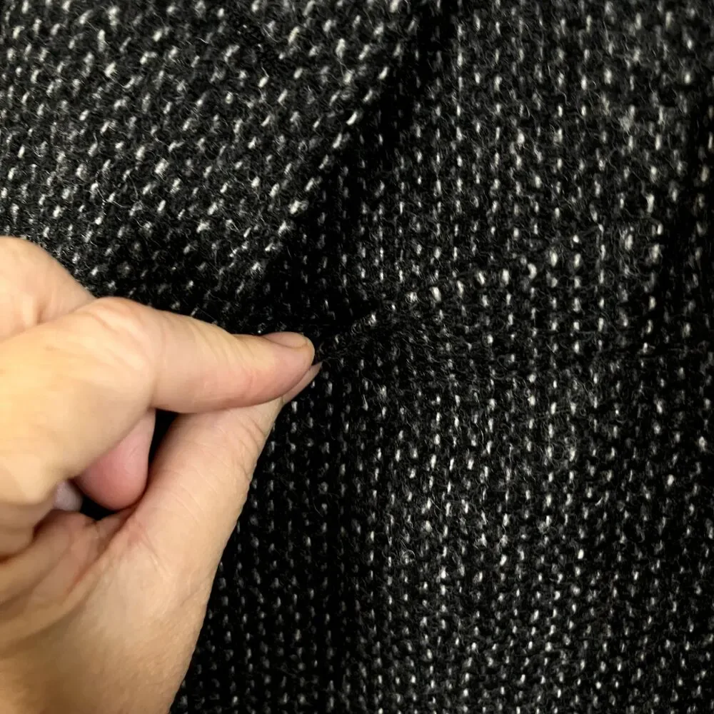 Paco Rabanne Men’s 42R Gray 100% Wool Tweed Sport Coat Blazer Jacket Structured