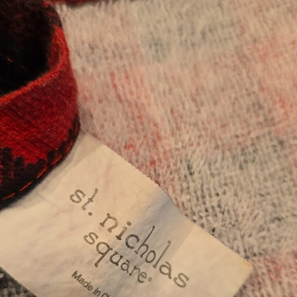 Red and Black Plaid Snowman Towel