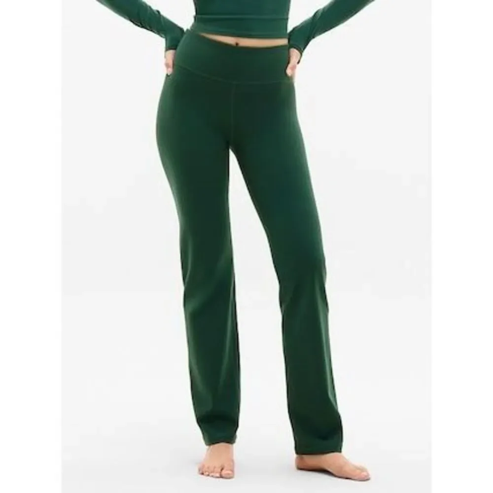 Athleta Elation Ultra High Rise Straight Leg Pant in Pine Size XS NWT