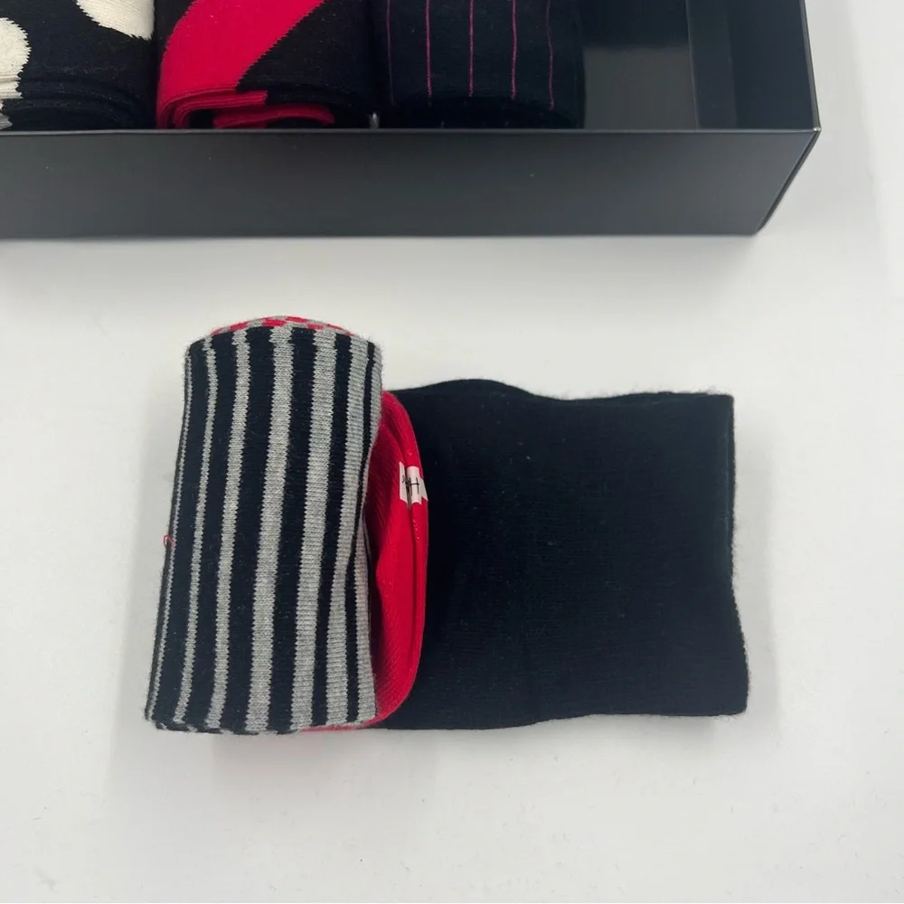 Happy Socks pink thin