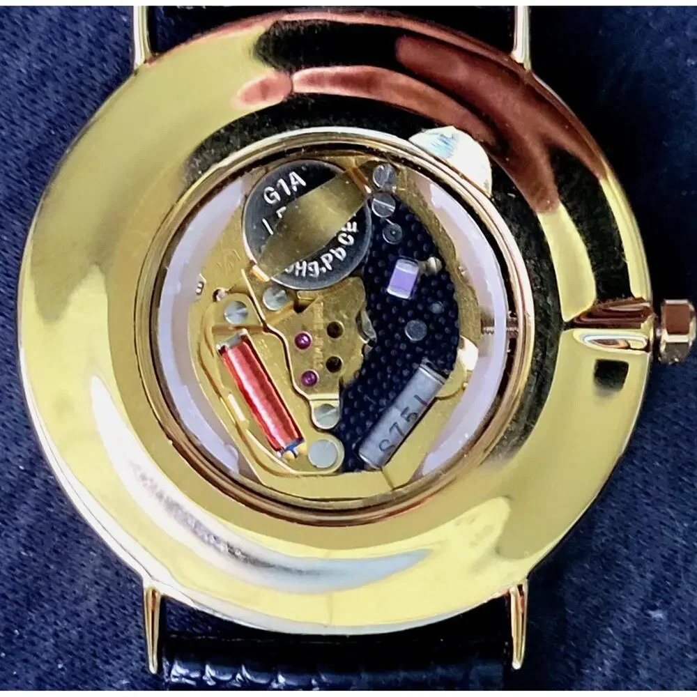 Vintage Wittnauer Mens Watch Swiss‎ Gold In Box New Battery