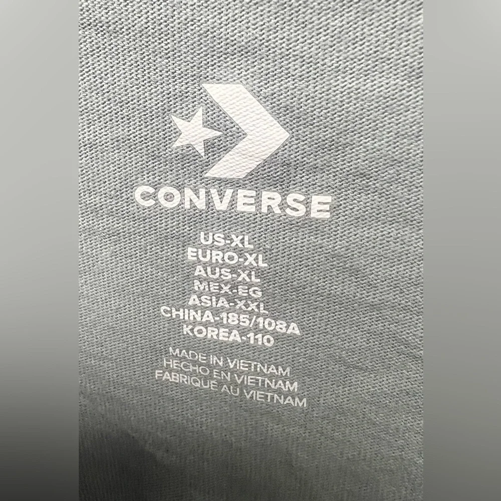 Converse- Neighborhood, Men’s TShirt,‎ XLarge, Grey