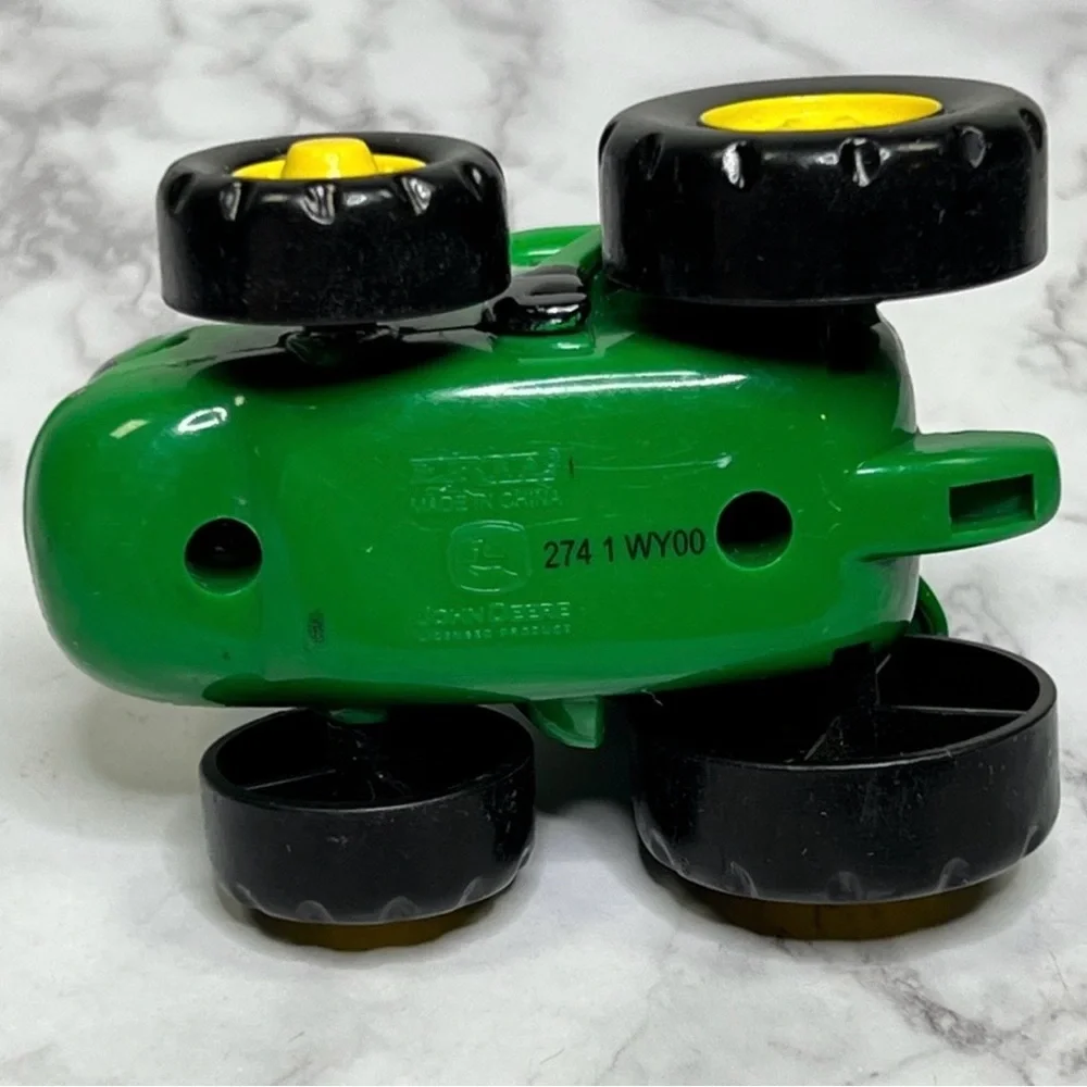 John Deere ERTL Character Tractor Toy Green Cartoon Farm Vehicle Model 2741 WY00