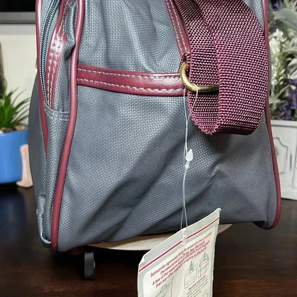 Samsonite Vintage Series 2100 Shoulder Tote Carryon Travel Bag Dark Gray NEW
