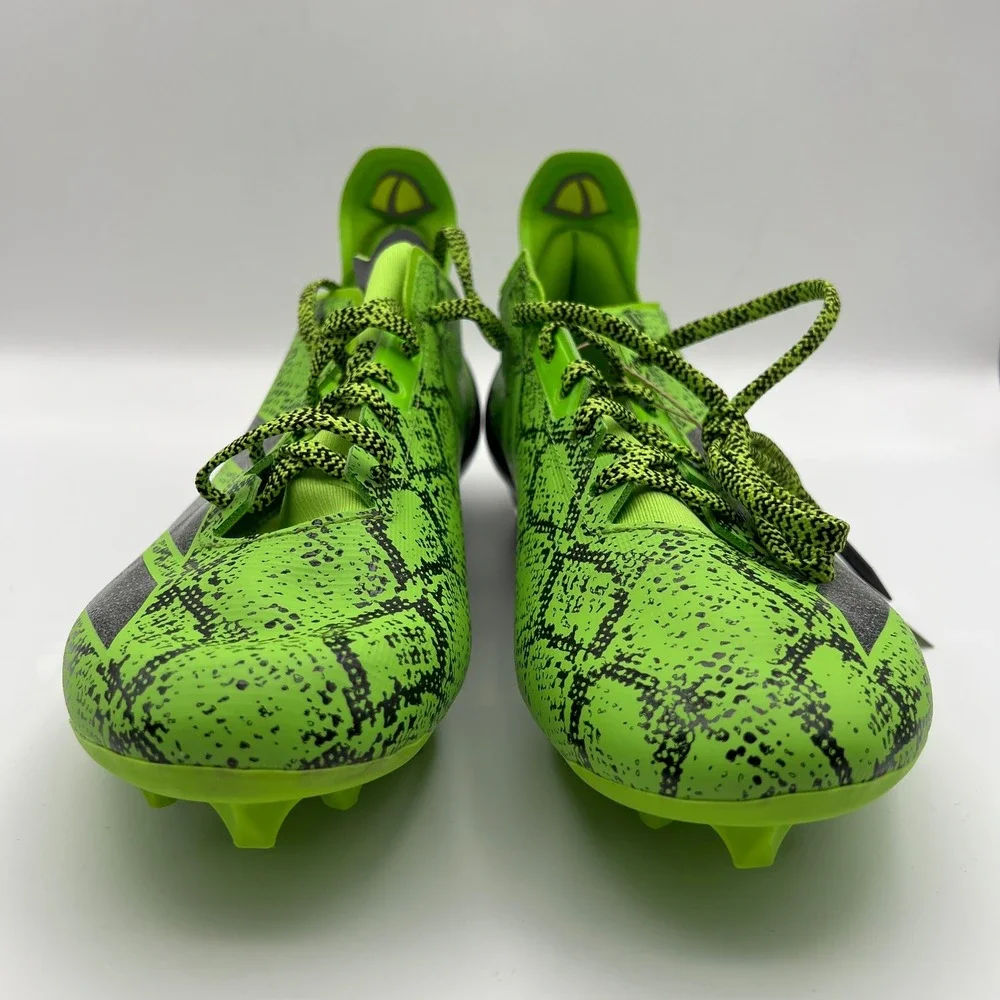 Adidas‎ Adizero Electric Football Cleats Mens 10.5 Lime Green Black Graphic