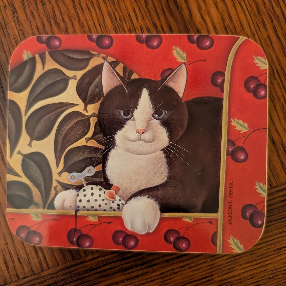 Cat-Themed Coasters