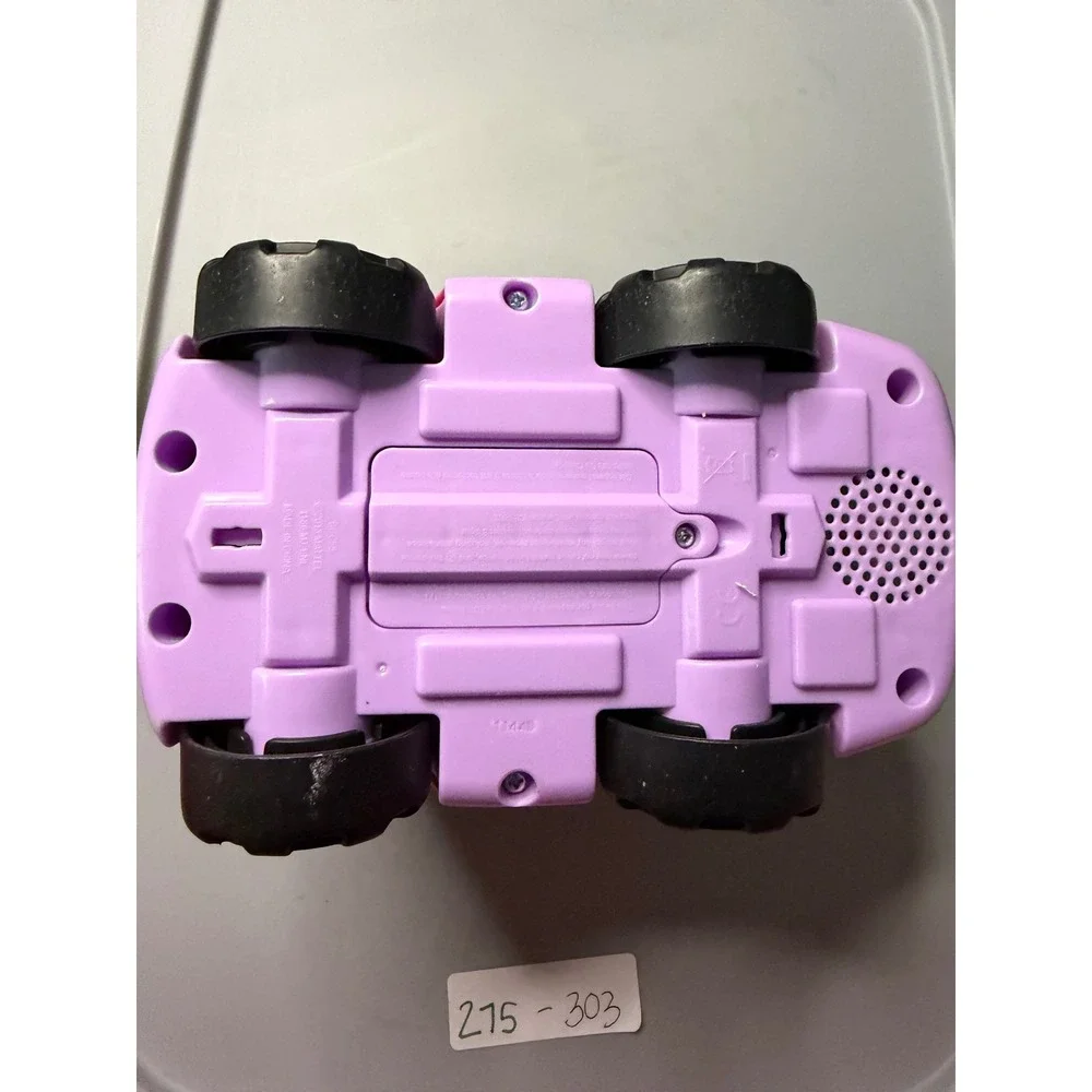 Fisher Price Little People Pink SUV Car Vehicle Purple Green Wheels 2013 Mattel