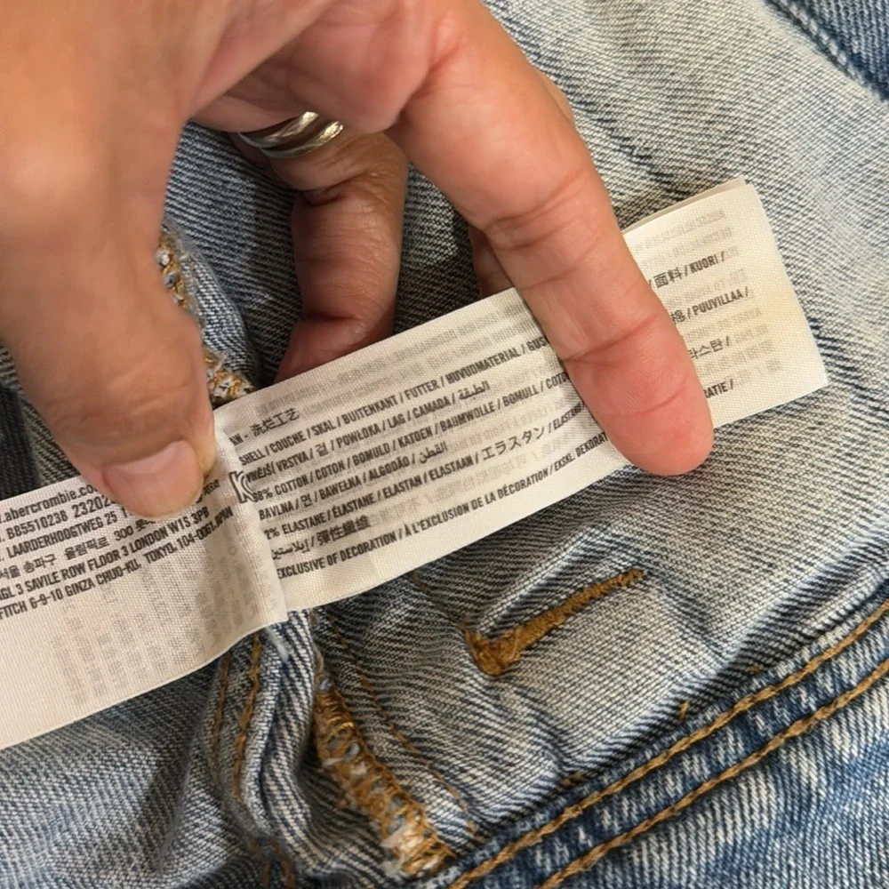 Abercrombie kids denim jacket