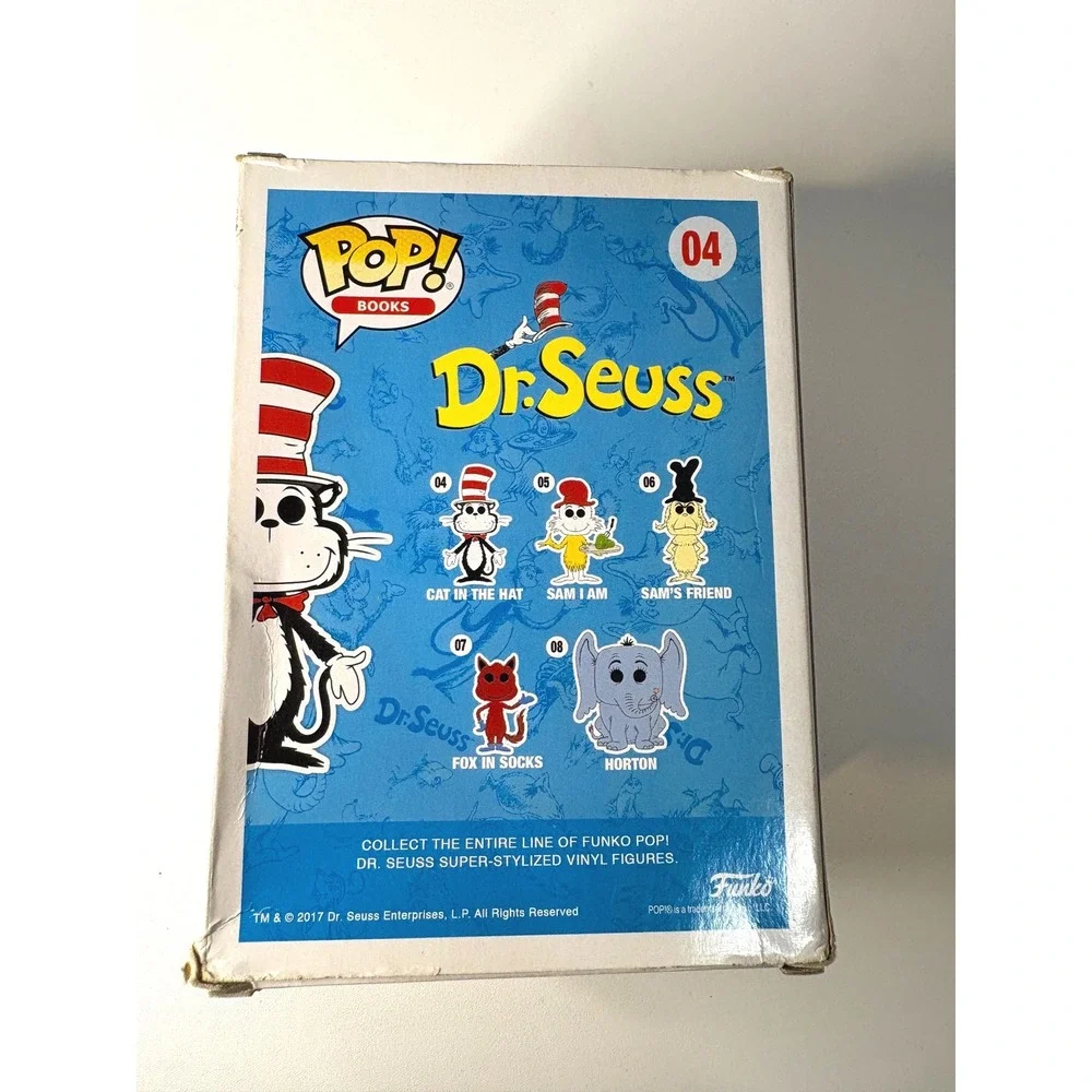Funko Pop Dr Seuss Cat in the Hat 04 Vinyl Figure Books Series Collectible