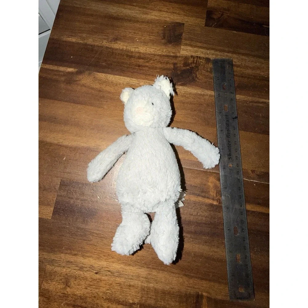 Jellycat Bashful Kitten Plush Small Gray Cat London Stuffed Animal Lovey 8