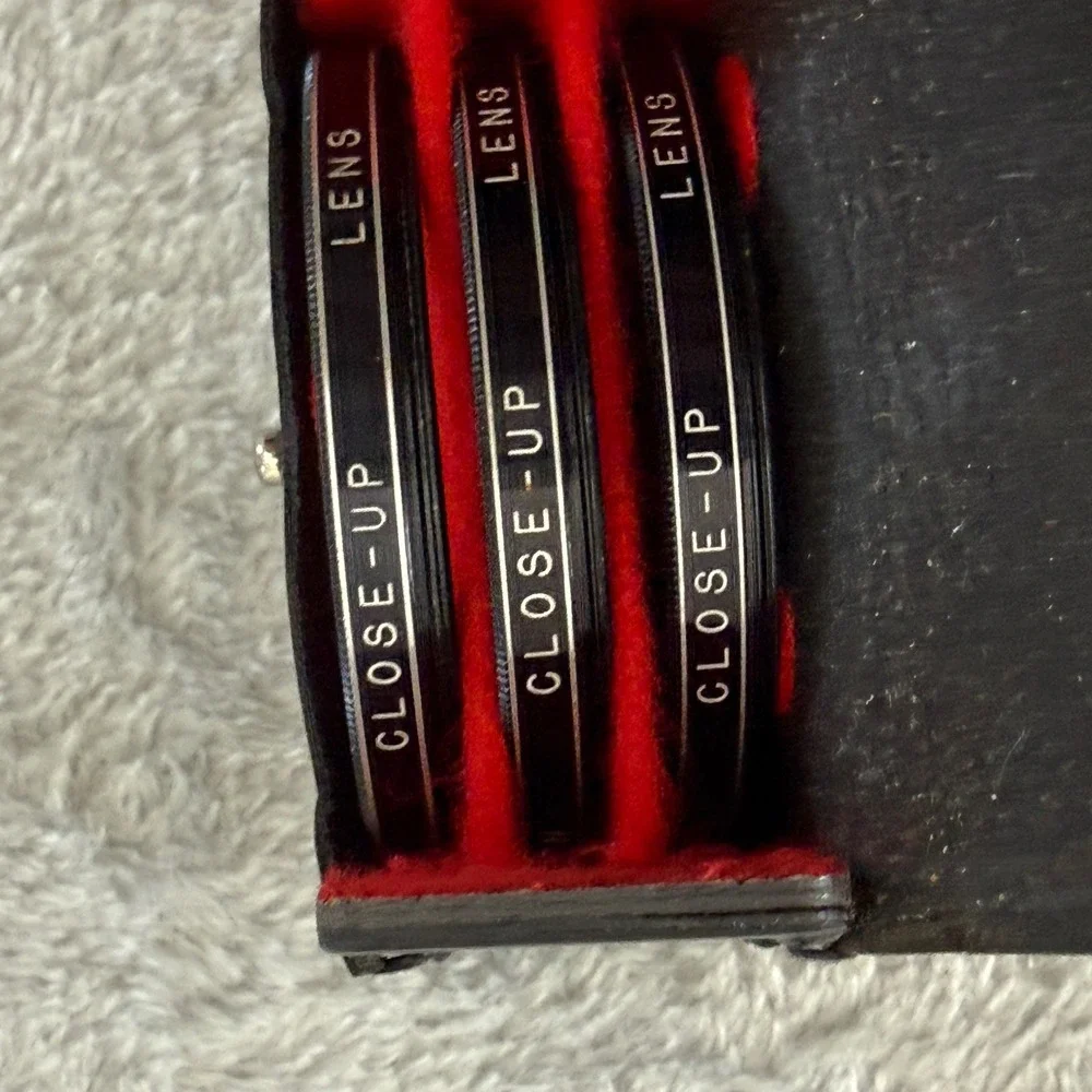 Vivitar 52mm Close-Up Lens Filter Set No.1 No.2 No.4 w/ Case Japan Vintage