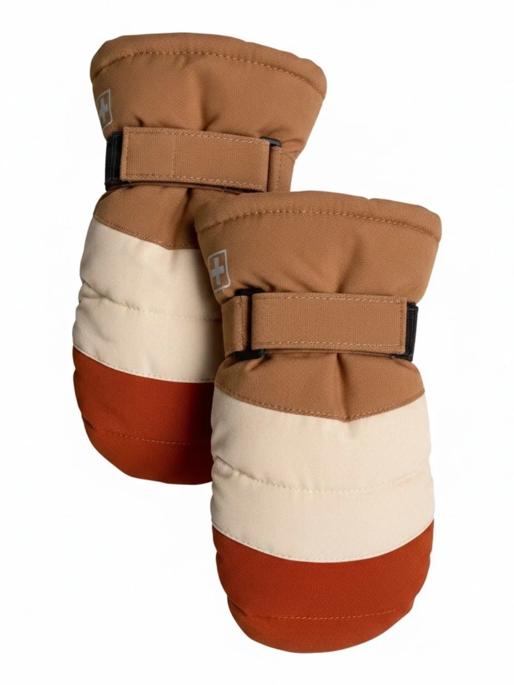 SWISS TECH BROWN MULTI 3M THINSULATE  WATERPROOF TODDLER SKI MITTENS ONE SIZE NW