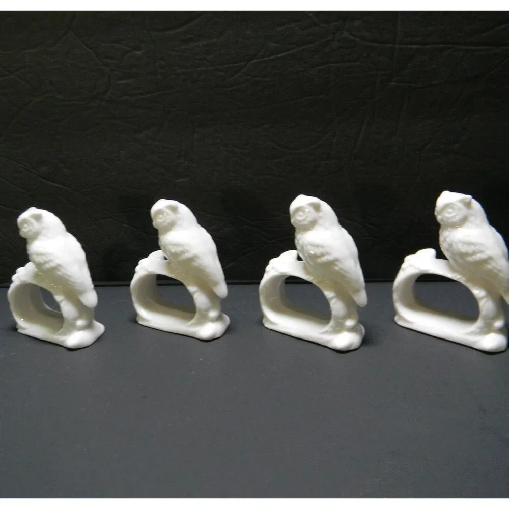 Vintage Owl Napkin Holder Ardalt Japan Set of 4