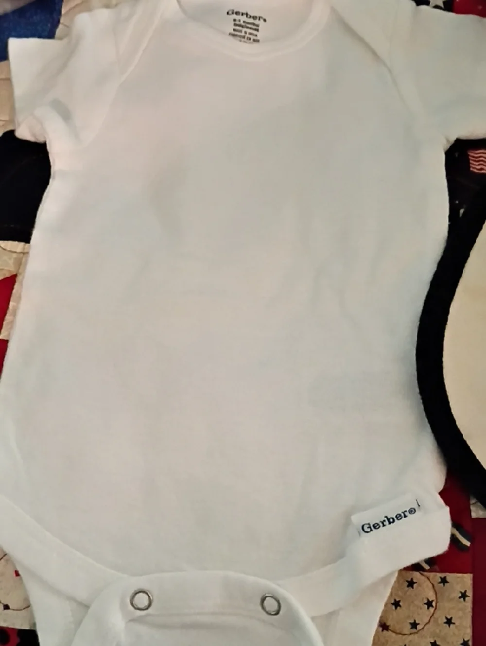 Gerber white cotton