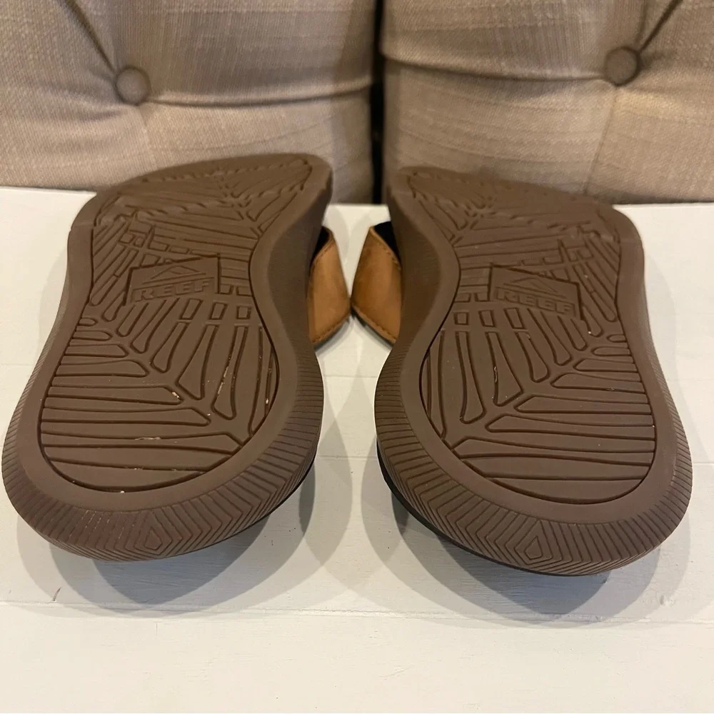 Reef santa flip flops