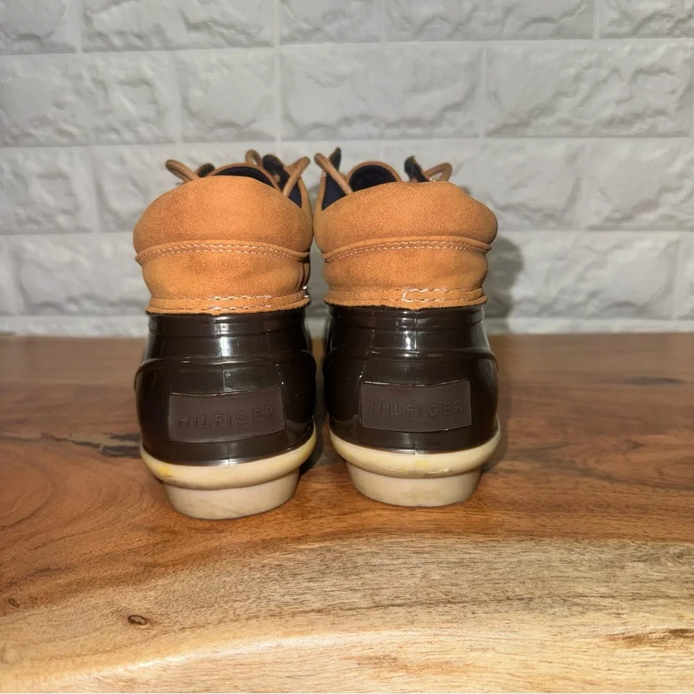 Tommy Hilfiger‎ Men's Tan and Brown Rain Boots