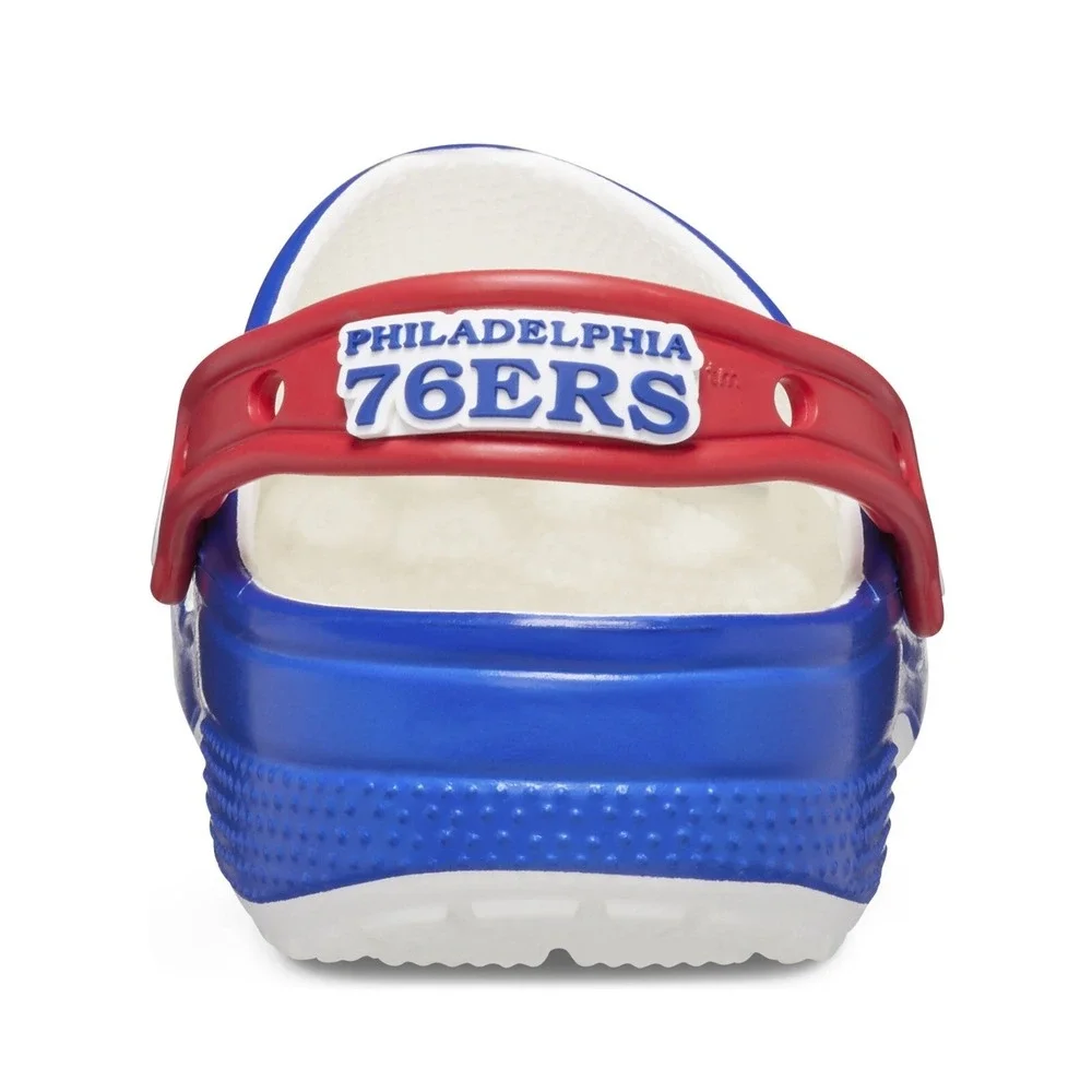 Crocs NBA Philadelphia 76ers Classic Clogs Men's‎ Size 10 (208901-100)