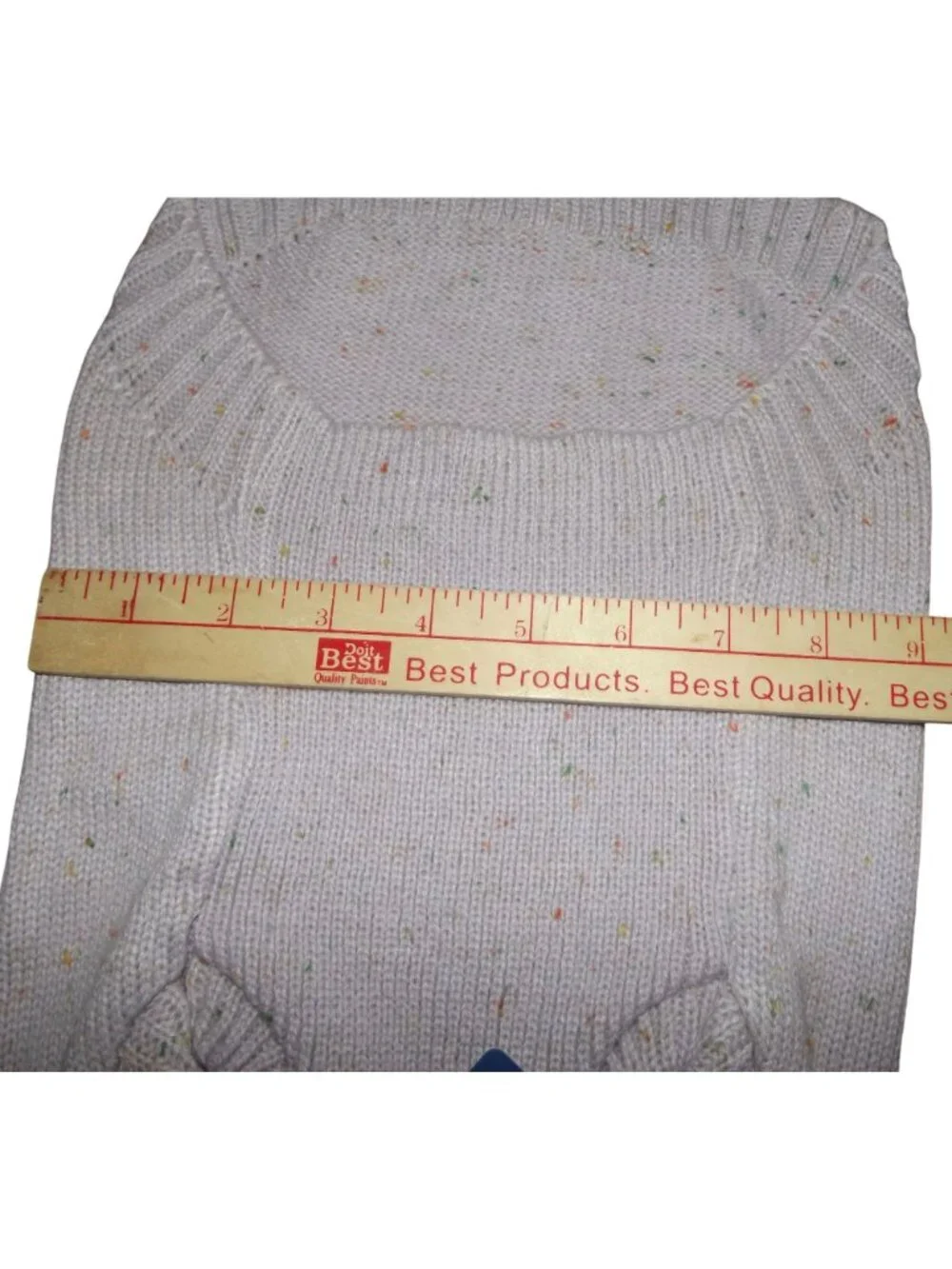 Top Paw Dog Sweater Size Medium Lavender Purple Speckled