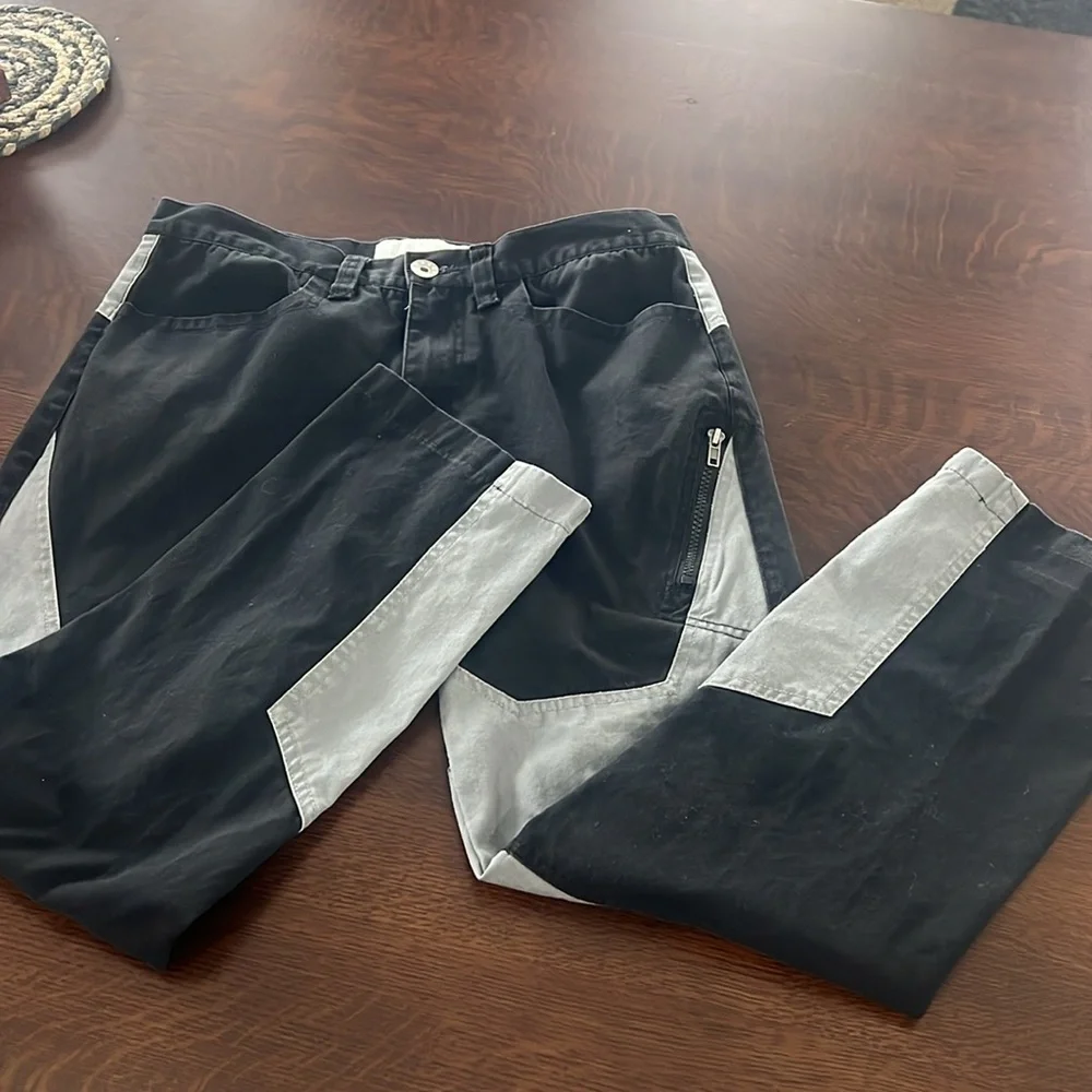 Ninth Hall Gasline moto pants size 32W. Men’s Skater Biker Streetwear